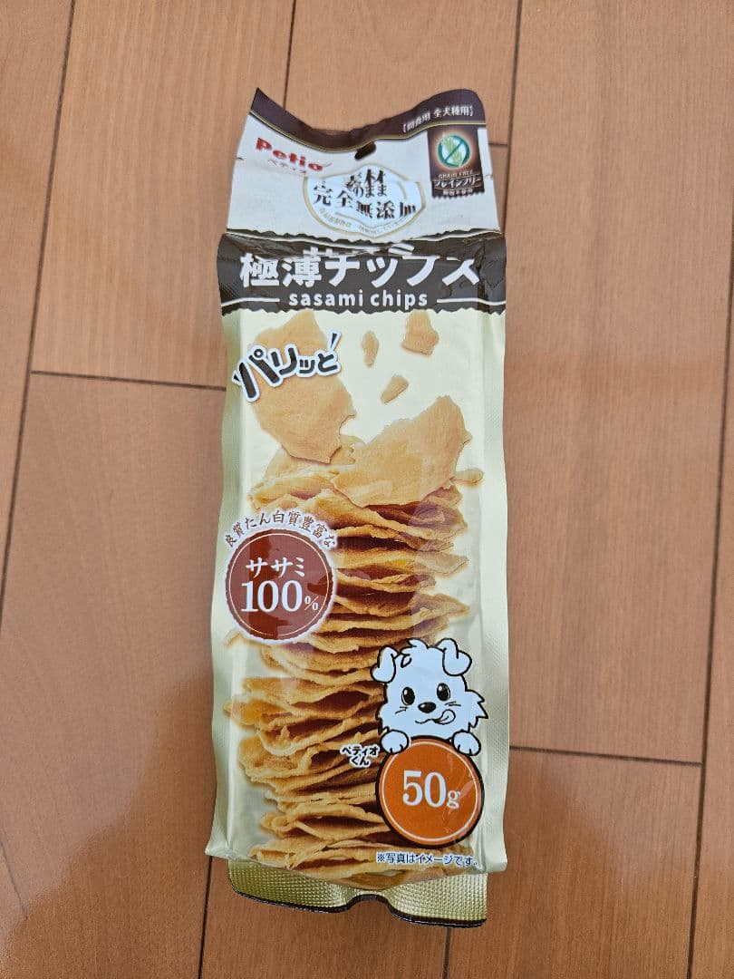 ★ゆりさー★Petio 完全無添加★極薄ササミチップス 50g 24個