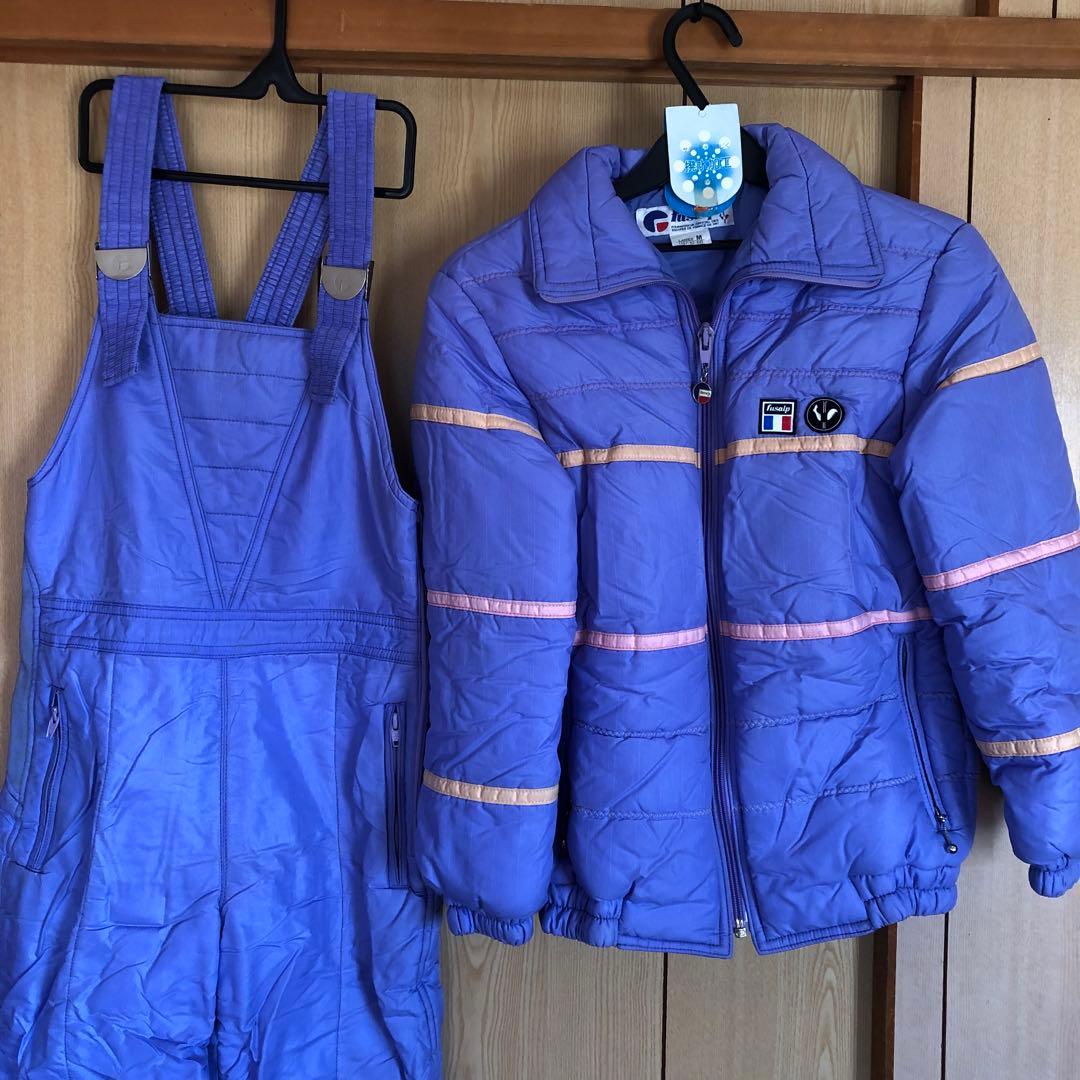 fusalp スキーウェアセット　Ｍ　パープル レトロ　ヴィンテージ