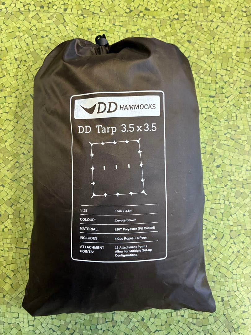 DD Tarp 3.5×3.5 コヨーテ　野営　タープ　かわいい