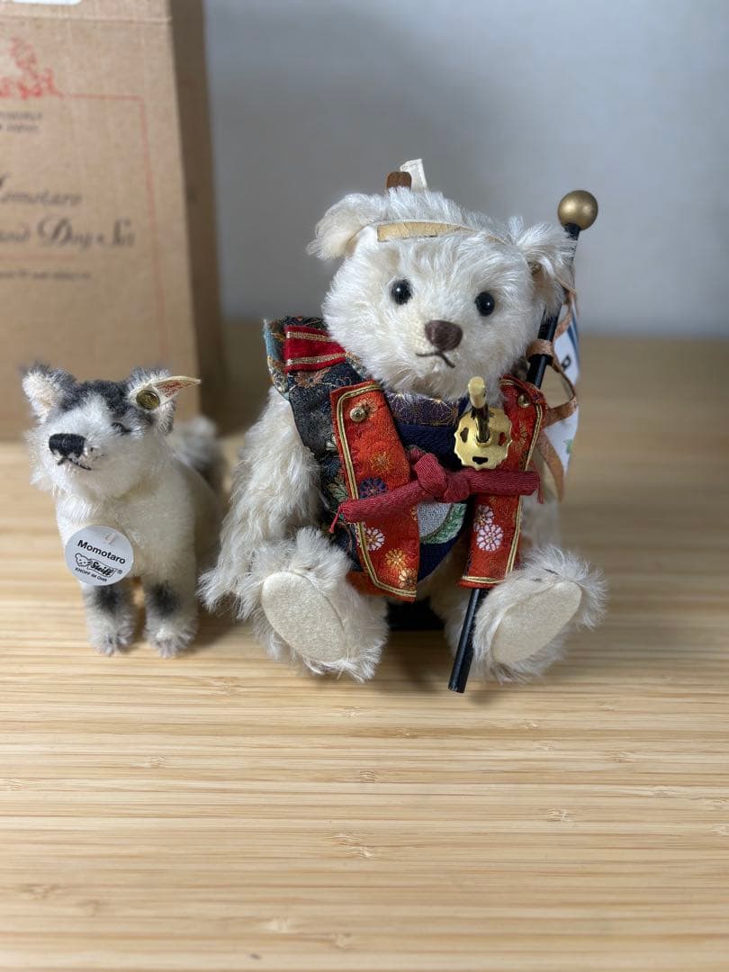 【希少】Steiff シュタイフ　日本限定昔話シリーズ第1弾　桃太郎