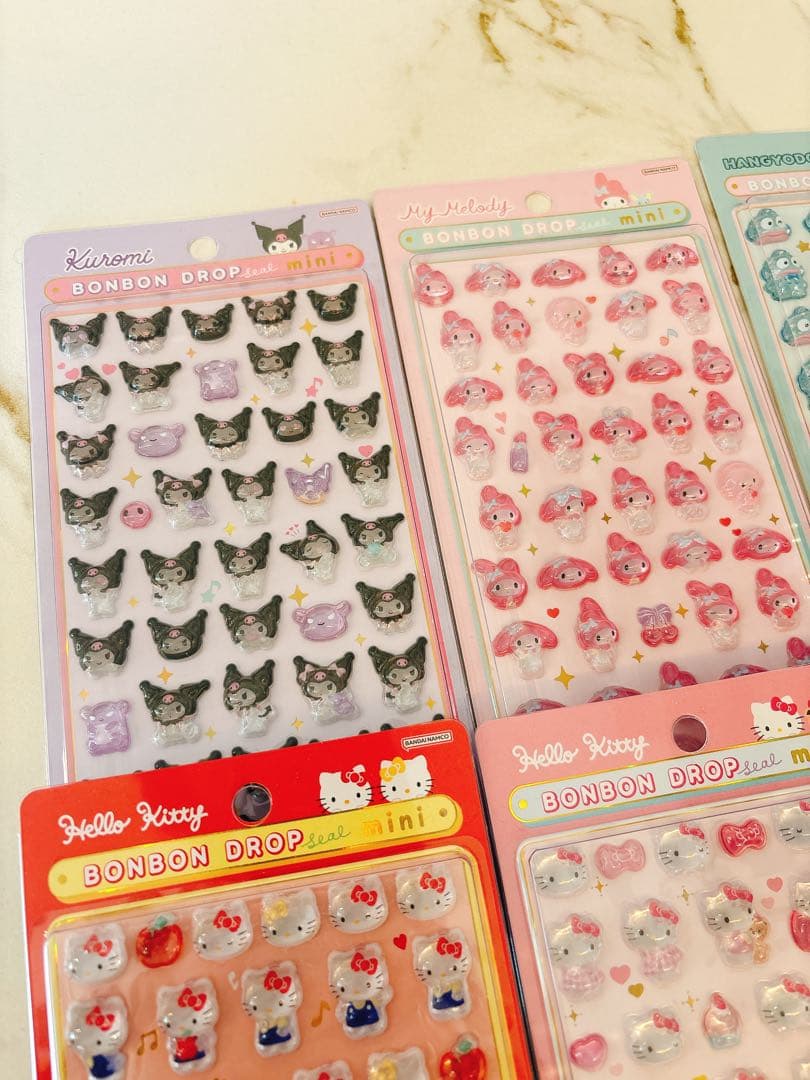 ボンボンドロップシール　正規品　サンリオミニ　サンスター　コンプリート
