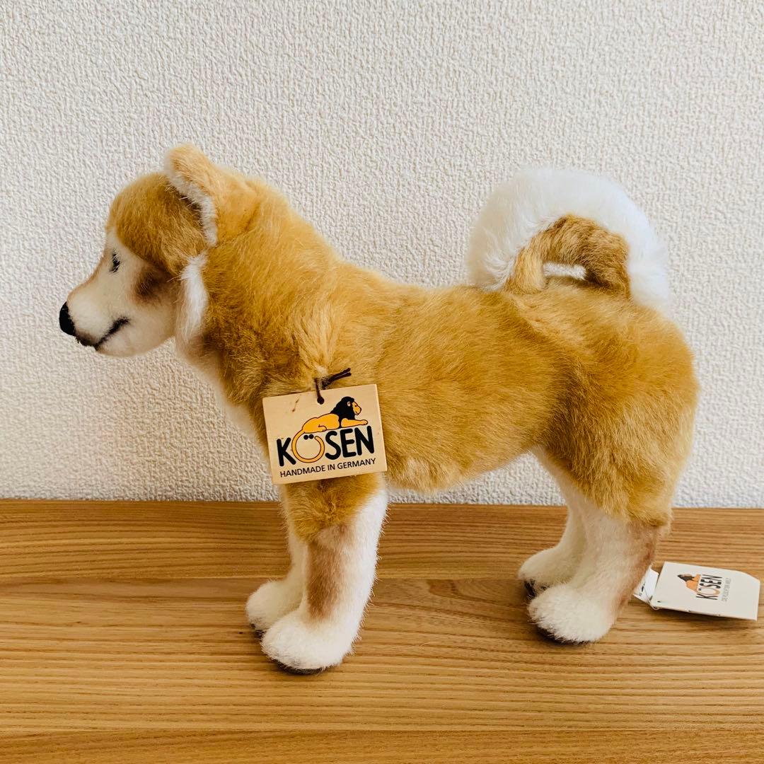【新品】ケーセン　ドイツ製　柴犬　イヌぬいぐるみ　リアル　モンテッソーリ　知育