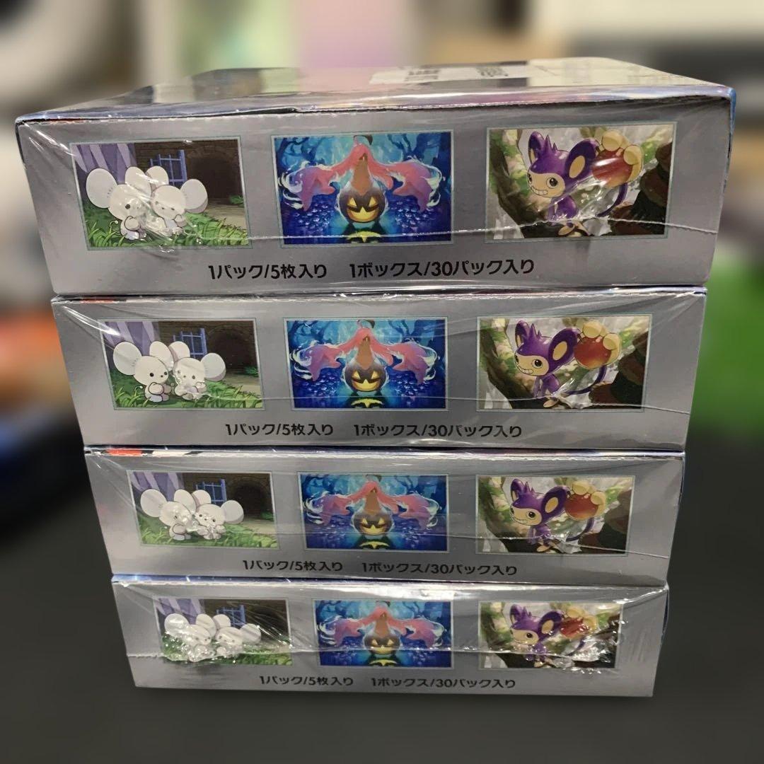 ★ポケモンカードゲーム　未来の一閃　シュリンク付きBOX 　4ボックス