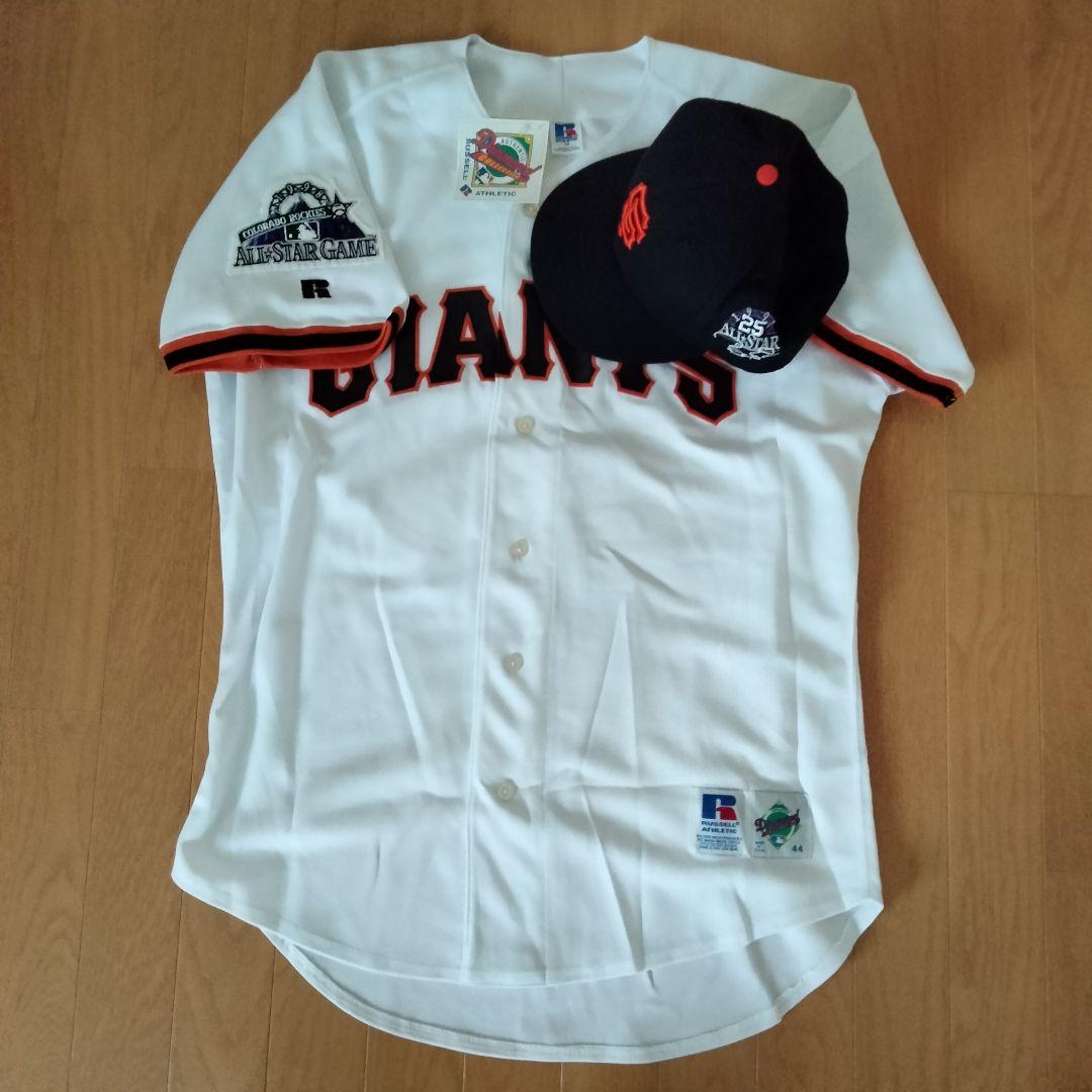 1998年 バリーボンズ オールスターパッチ付ジャージ ハット