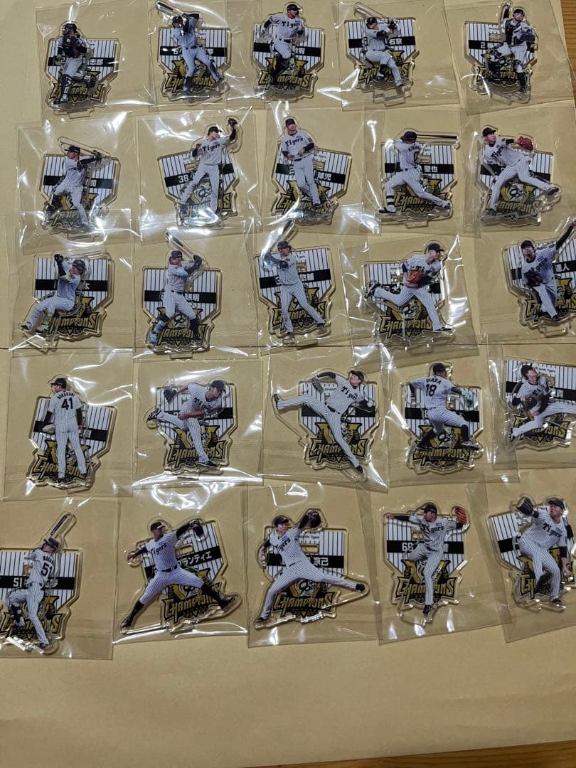 阪神タイガース2025JERAセ・リーグ優勝記念くじ　アクリルスタンド　全２５種