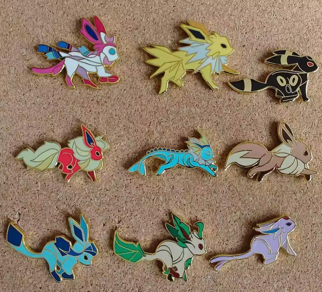ポケットモンスター　ピンズ　ピンブローチ　ピンバッジ　ブイズ　イーブイフレンズ