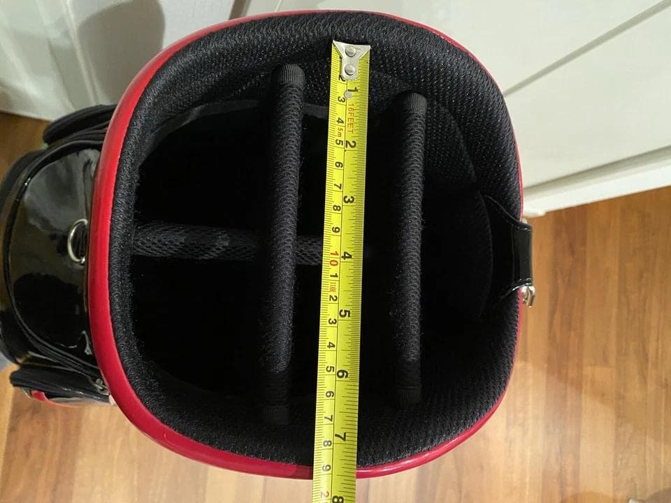 タイトリスト エナメル ブラック ゴルフバッグ カート キャディバッグ レア