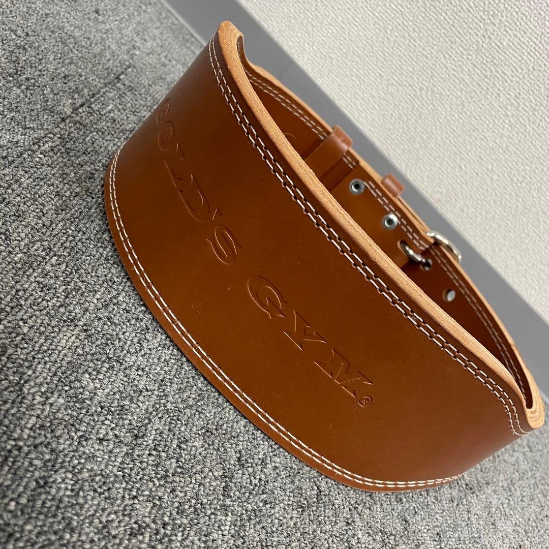 ゴールドジム プロレザーベルト L サイズ トレーニング