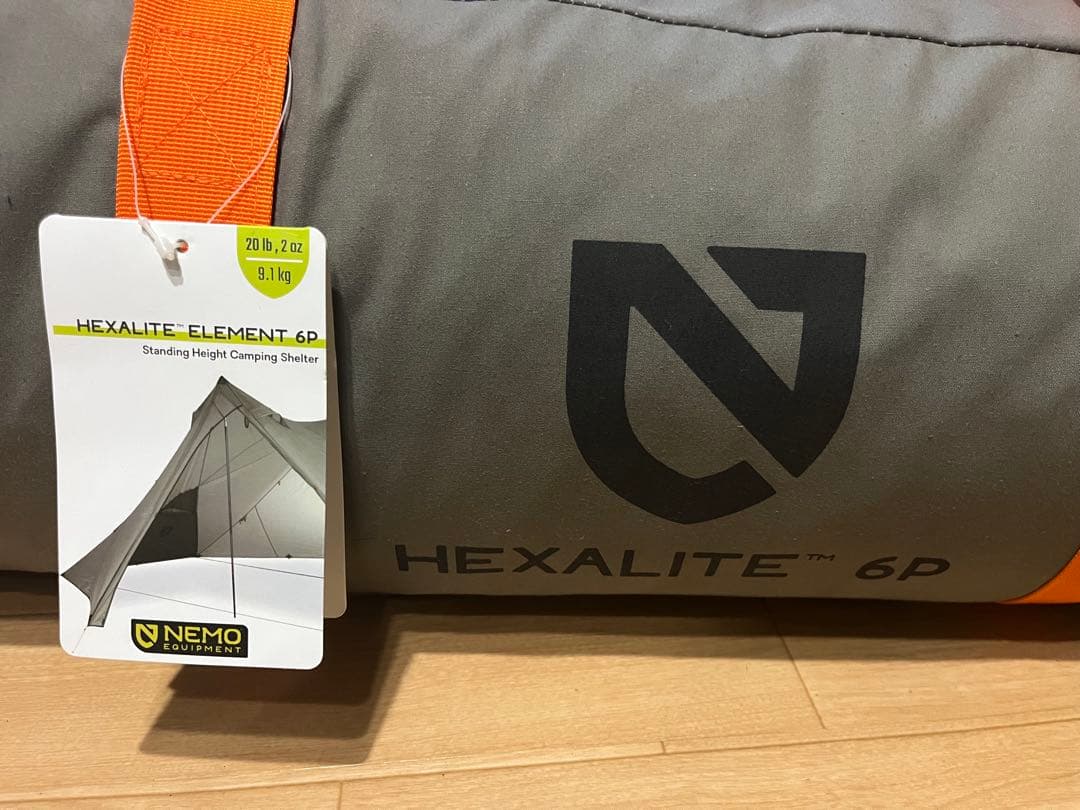 NEMO HEXALITE ELEMENTO 6P新品未使用　非売品　ペグ無し