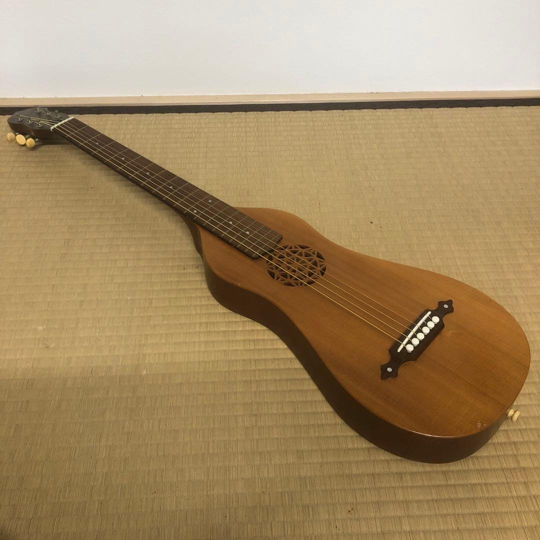 廃盤希少✨　黒沢楽器 Gigpacker ギグパッカー トラベルギター　彫刻