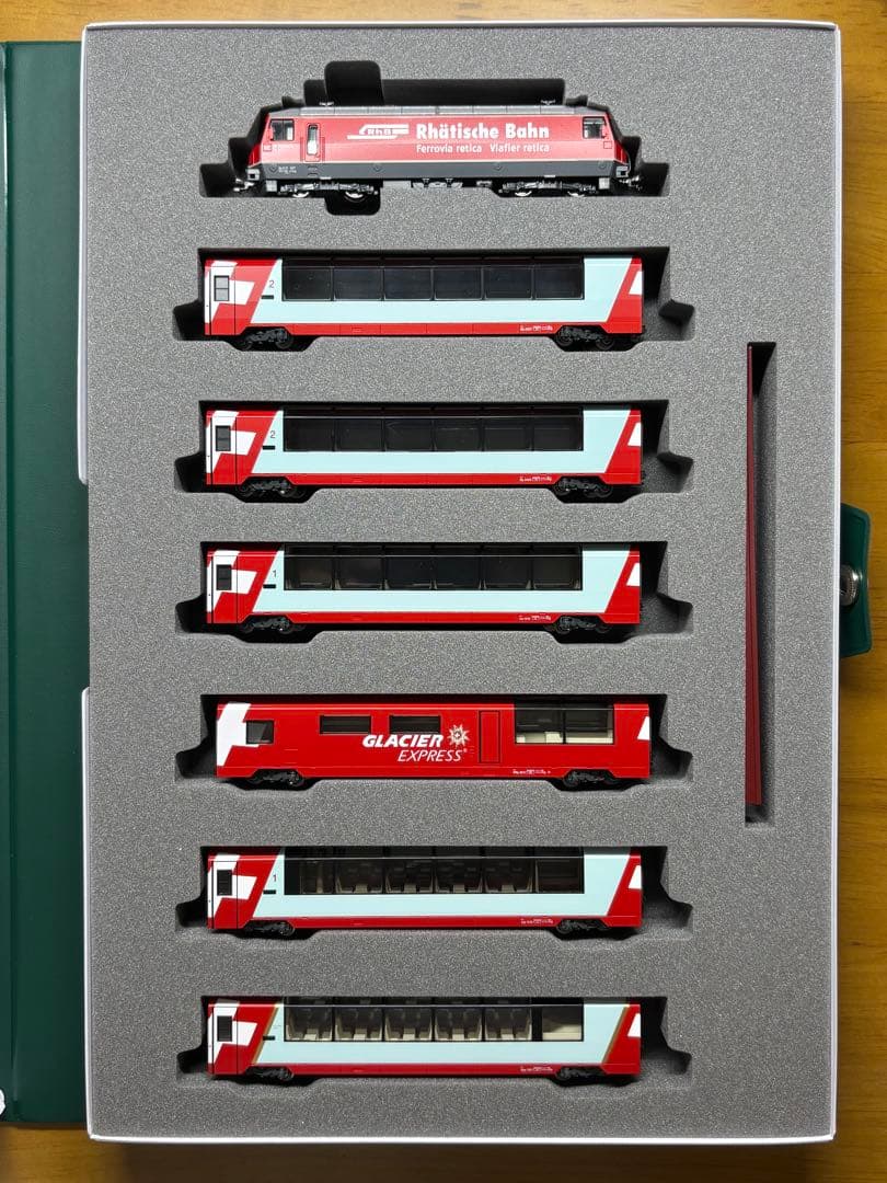 KATO 氷河特急 7両フルセット ショートカプラー化済み