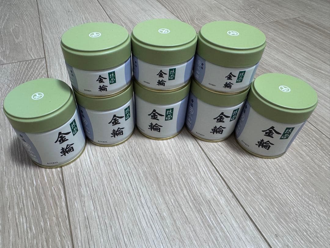 丸久小山園 抹茶 金輪40g x5缶と20g x3缶セット