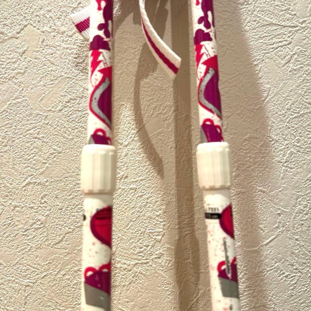 ジュニアスキー板＆ストック＆ケースセット❤︎HART ❤︎ 127