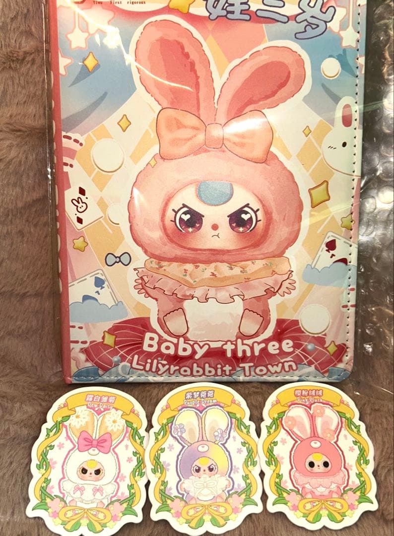 【Babythree】フラワーフェアリー 新作 3体セット➕ノート