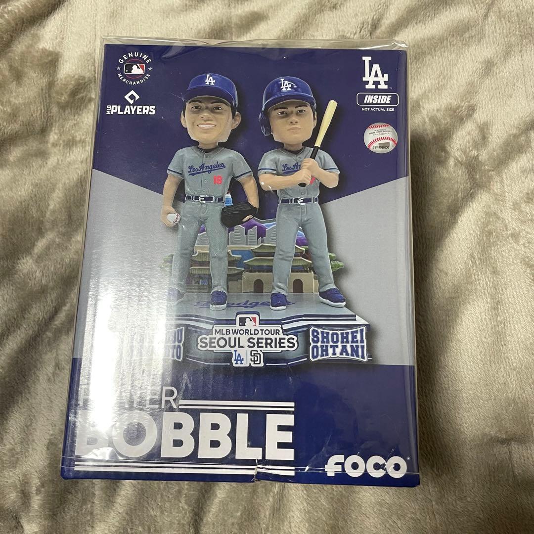 大谷翔平 山本由伸バブルヘッドフィギュア