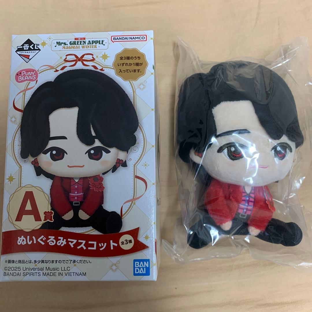 T*み様 ミセス　一番くじ　Mrs. GREEN APPLE ぬいぐるみマスコッ