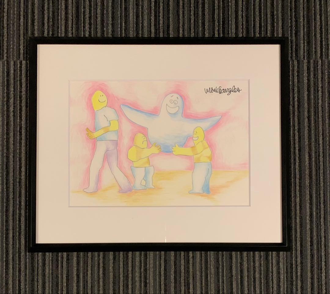 真作 一点物 mark gonzales gonz マークゴンザレス 絵画