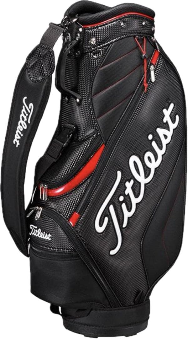 Titleist キャディバッグ ブラック/レッド