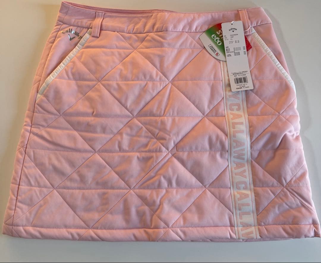 Callaway キルティングスカート ピンク