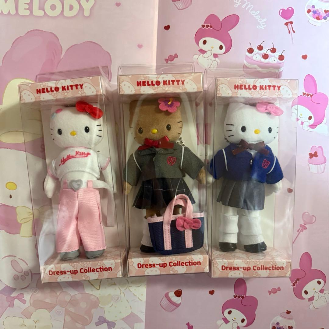 サンリオ ドレスアップ　日焼けキティ　制服　50周年　Y2K ギャル　韓国