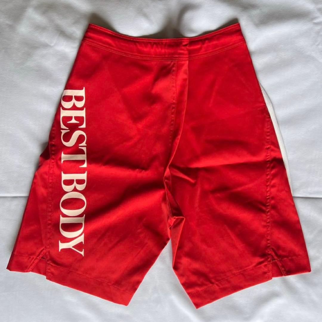 ベストボディージャパン　公式サーフパンツ　赤　Mサイズ　BBJ-006