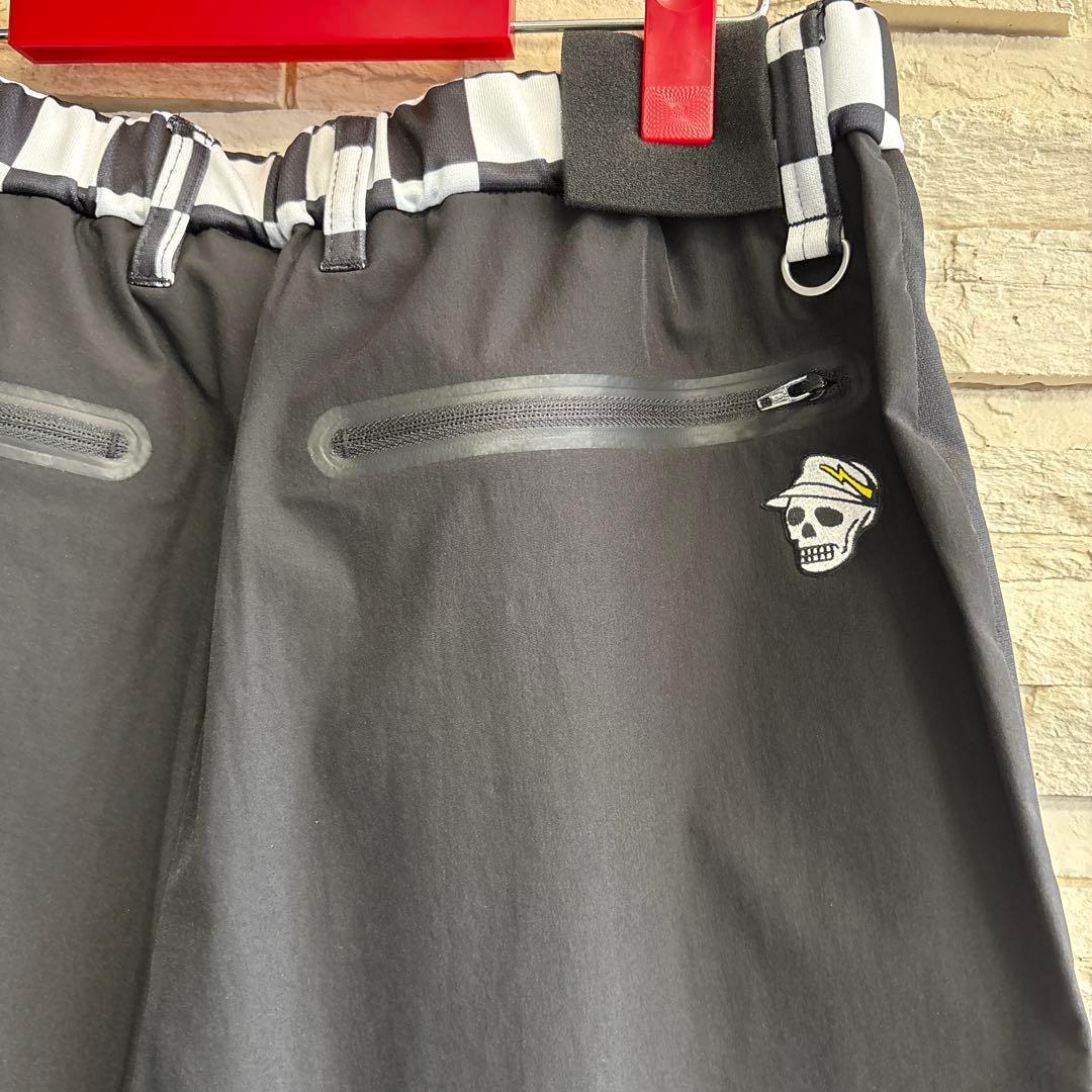 デヴァローゴルフ　ハーフパンツ　チェッカーショーツ　サイズM