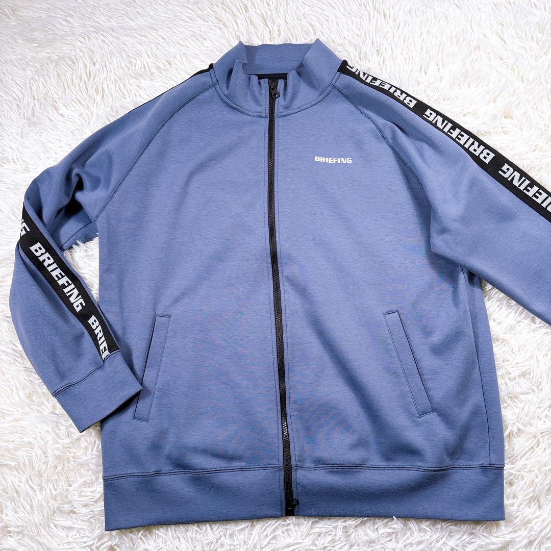【希少⭐️美品⭐️サイズXL】ブリーフィングゴルフ　ブルゾン　ジャケット　サイドロゴ