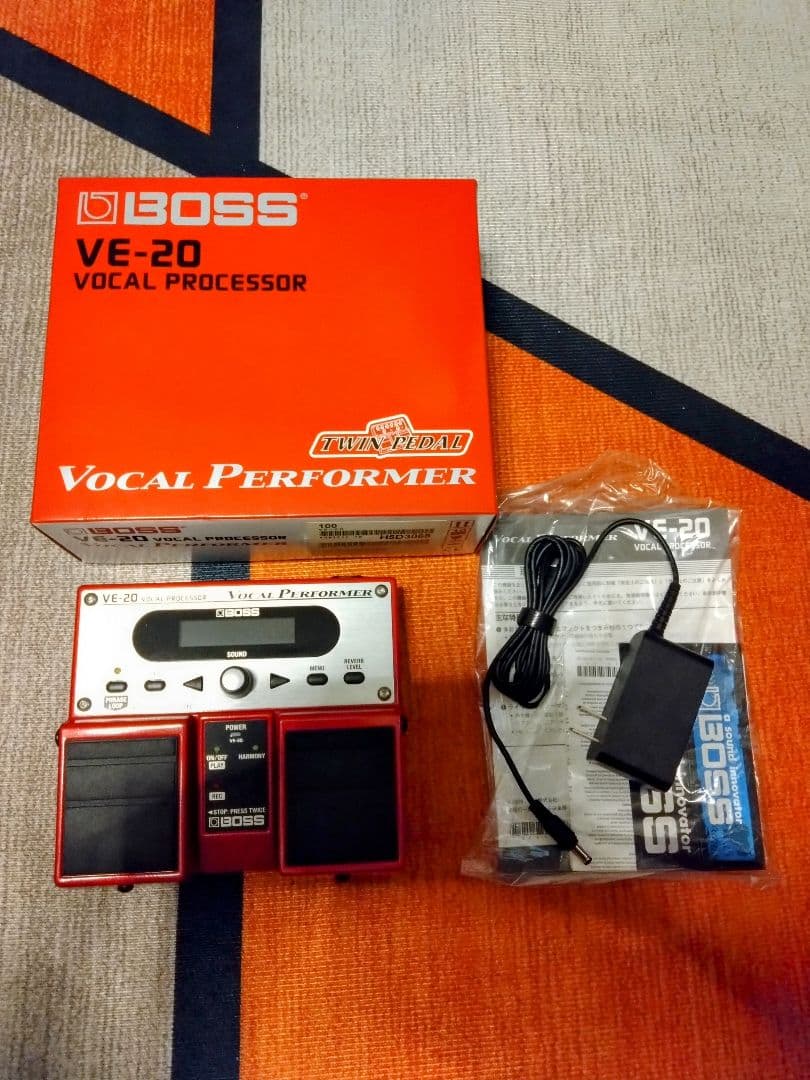 【美品】BOSS VE-20 ボーカルエフェクター　アダプター、説明書付き◎