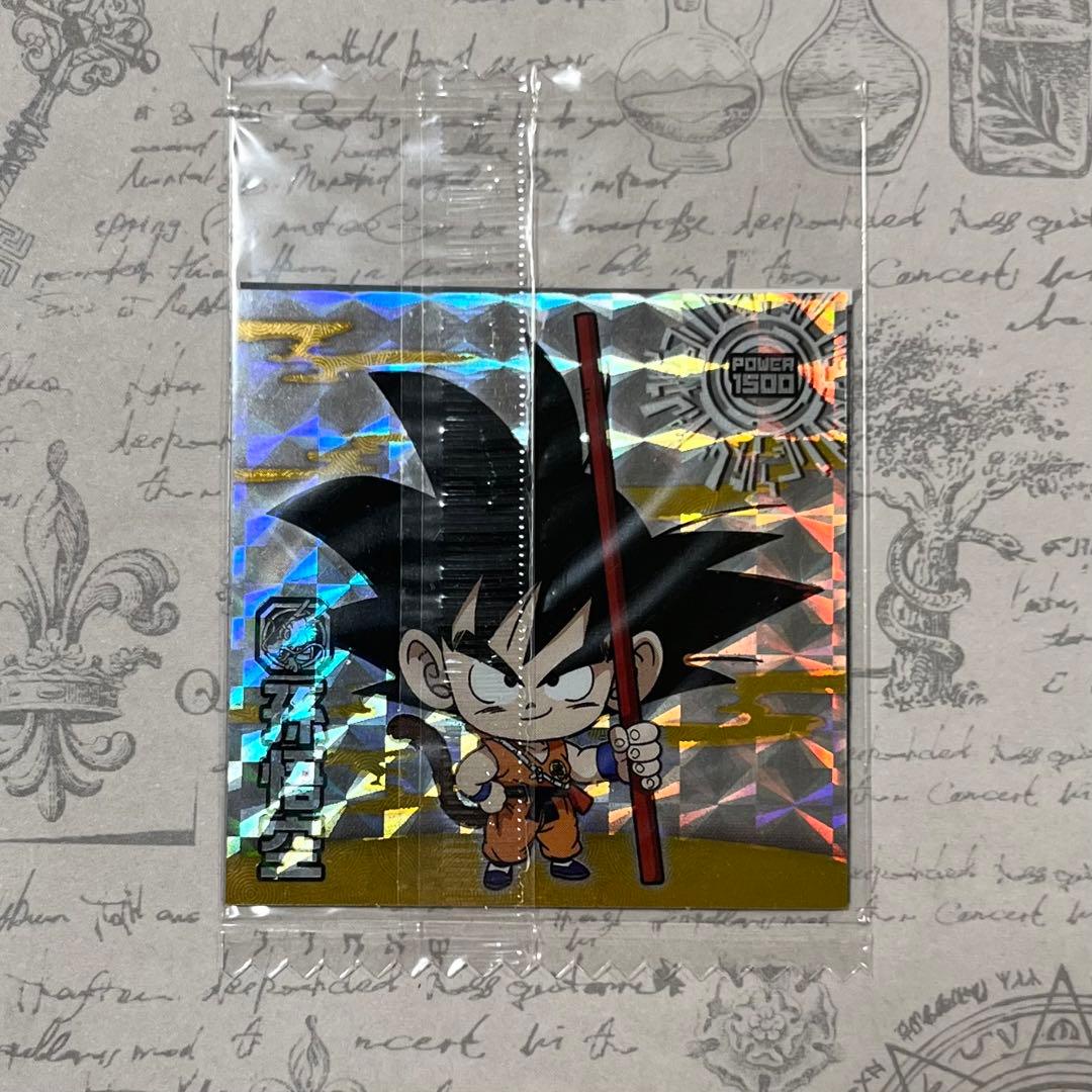 ドラゴンボール シール ゴジータ 裏:孫悟空