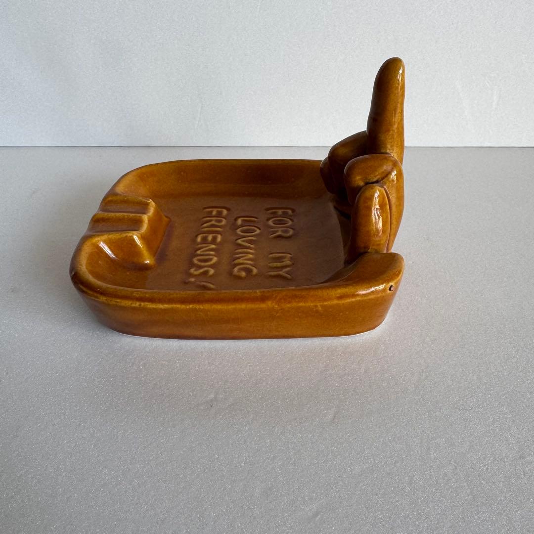 ファックユー ビンテージ 灰皿 日本製 Fuck 反戦 置物 ジョーク