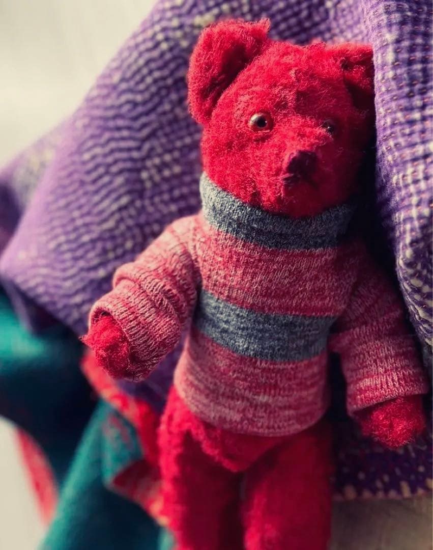 *♢アンティークベア red bear ヴィンテージベア*♢