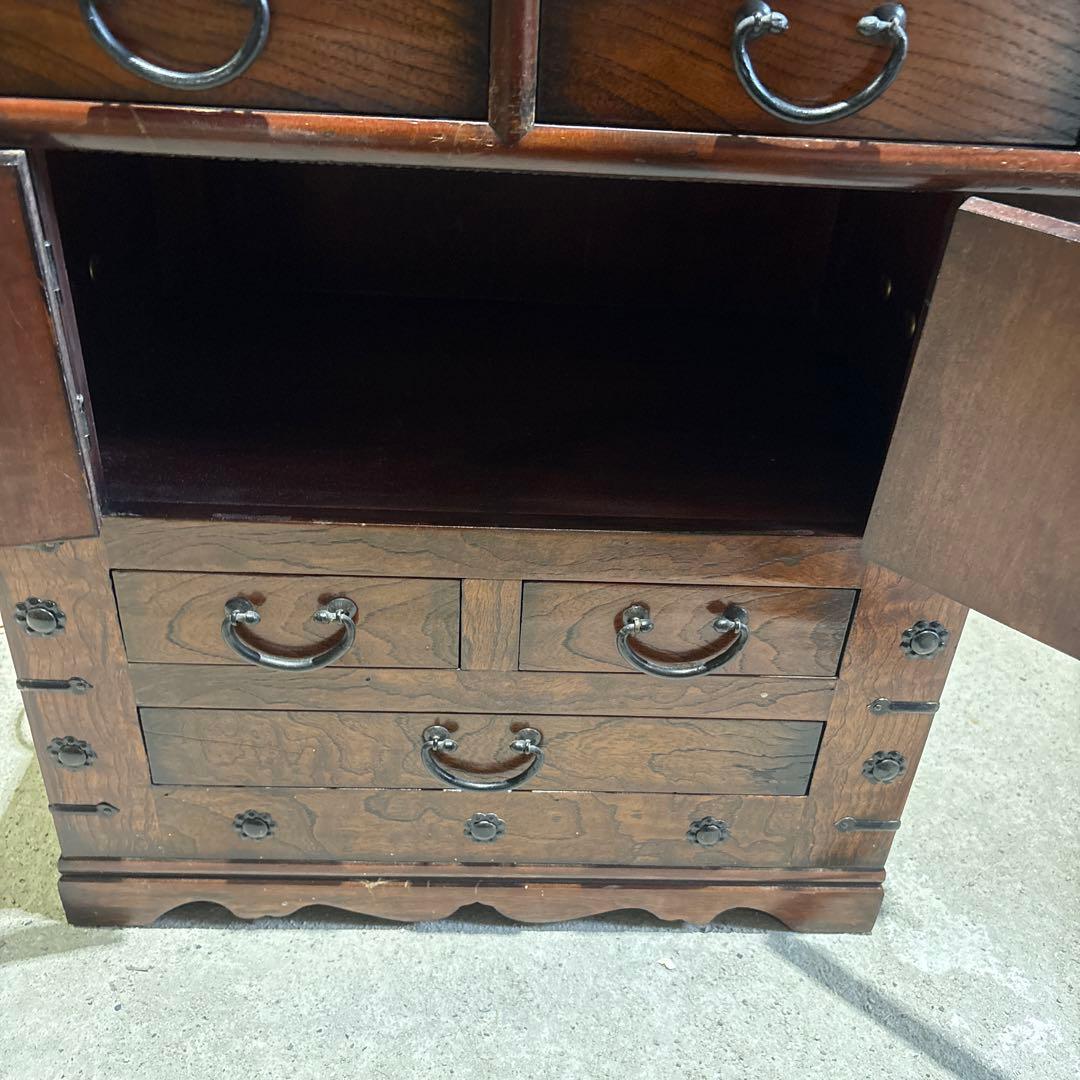 ⚪️木製和風箪笥 5引き出し