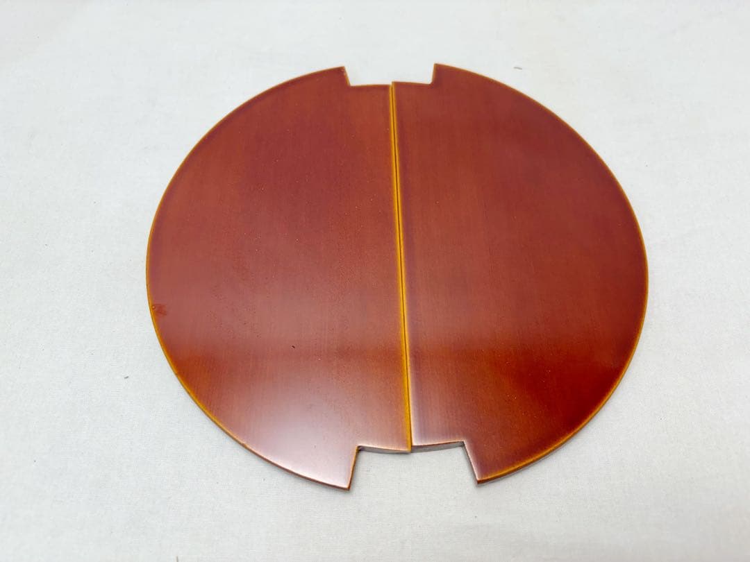 ほぼ未使用 茶道具 飛騨高山 春慶塗 手桶水指（水差・みずさし）天然木製 元箱