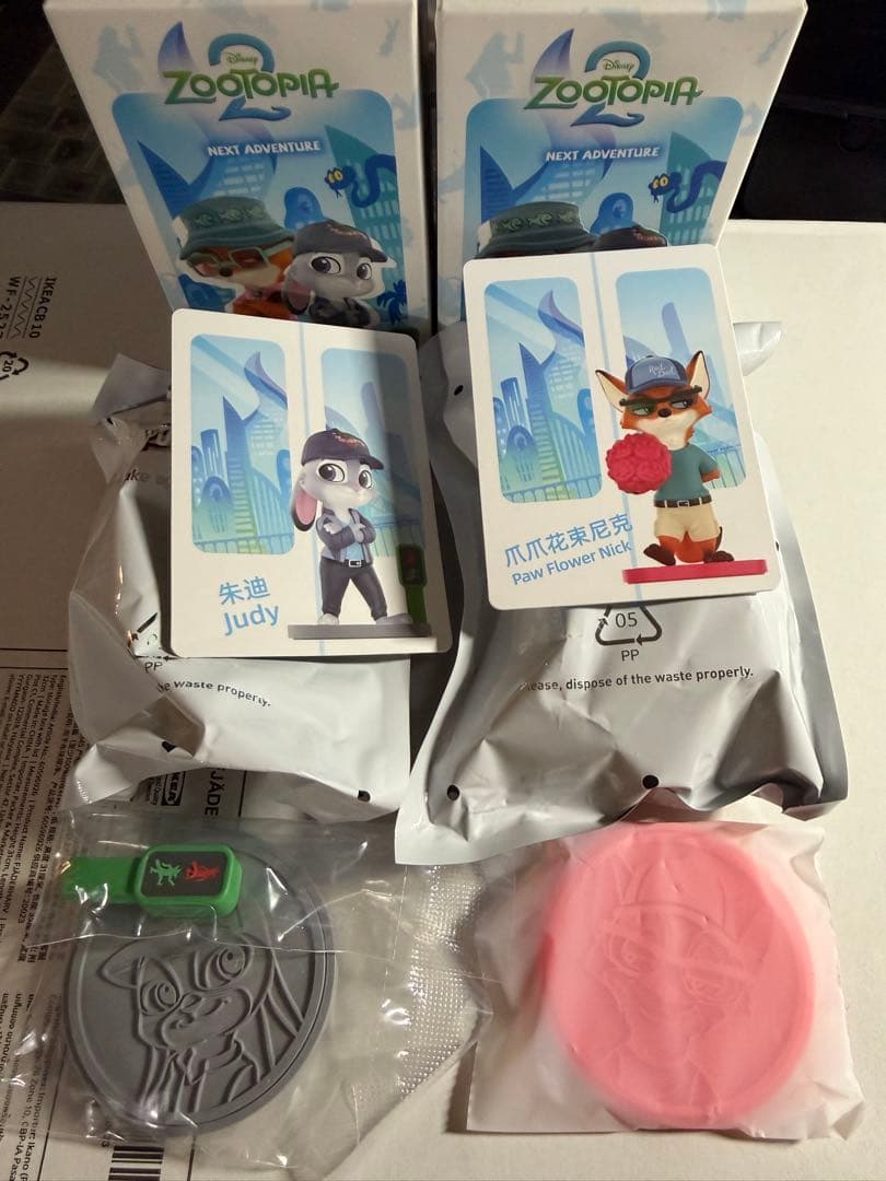 即日発送ズートピア ジュディ ニック フィギュアセット popmart