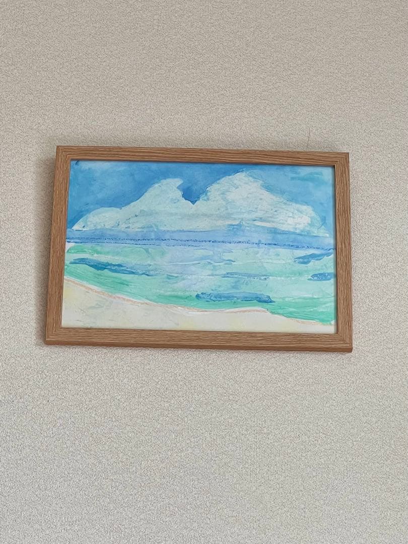 水彩画　小学生の絵