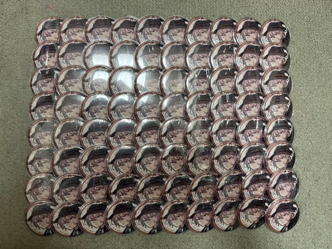 文豪ストレイドッグス　中原中也　大博覧会　缶バッジ