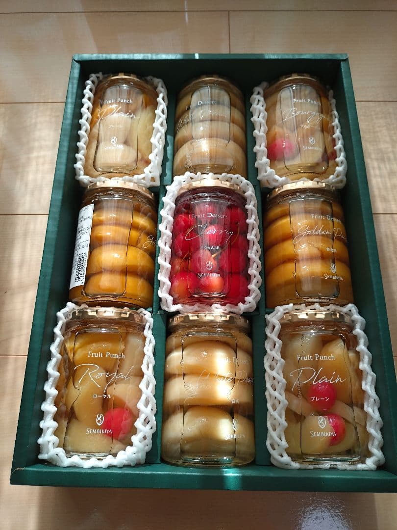 千疋屋フルーツポンチギフトセット 9個入り