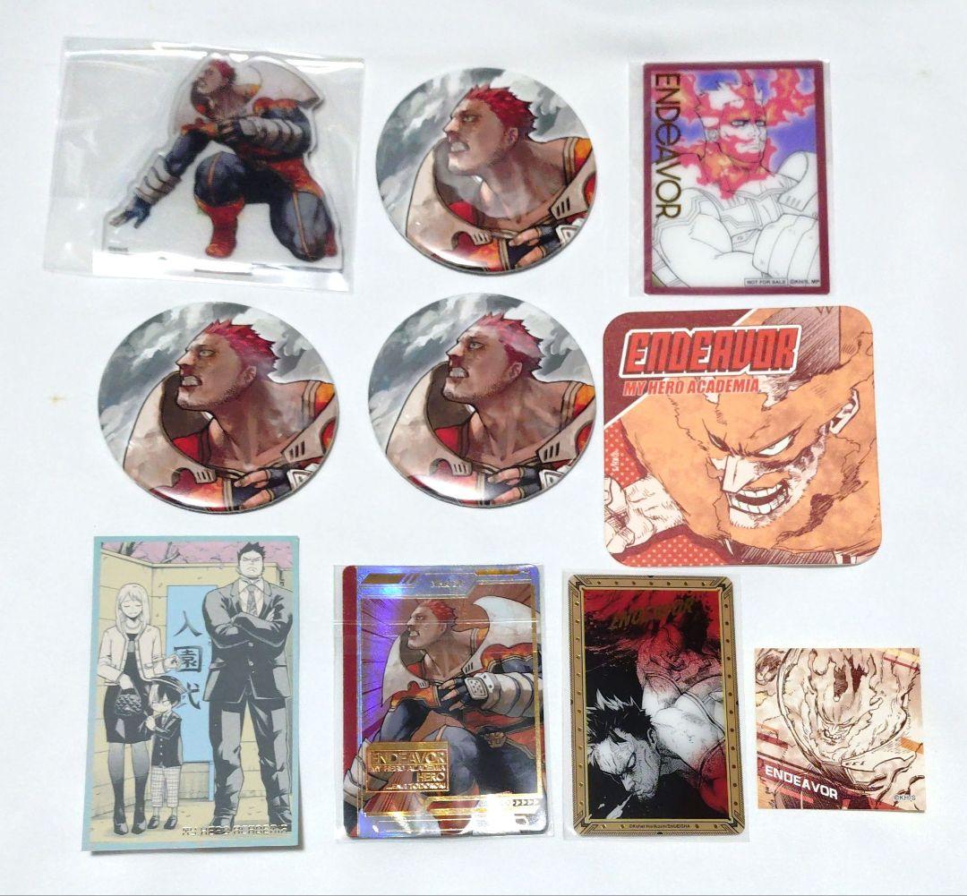 ヒロアカ　原画展　アクリルフィギュア　エンデヴァー