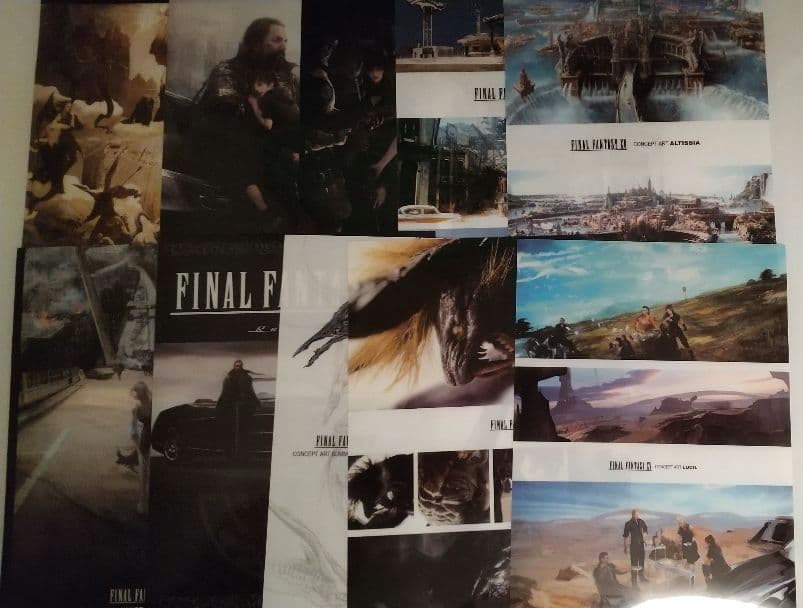 【非売品】FFXV ×アトレ秋葉原 抽選会参加賞コンセプトアート・クリアポスター