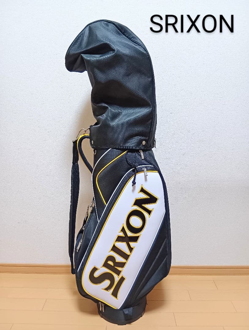 ゴルフバッグ キャディバッグ Srixon スリクソン ホワイト ブラック