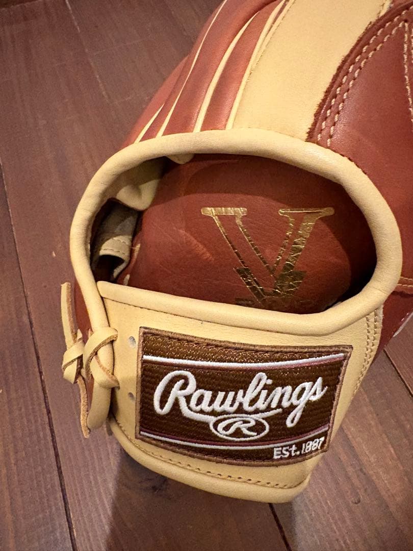 ローリングス HYPER TECH 右投用 ブラウン キャメル