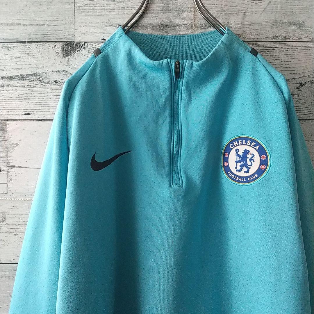 人気☆アディダス チェルシーFC ハーフジップ ジャージ ドリルトップ L