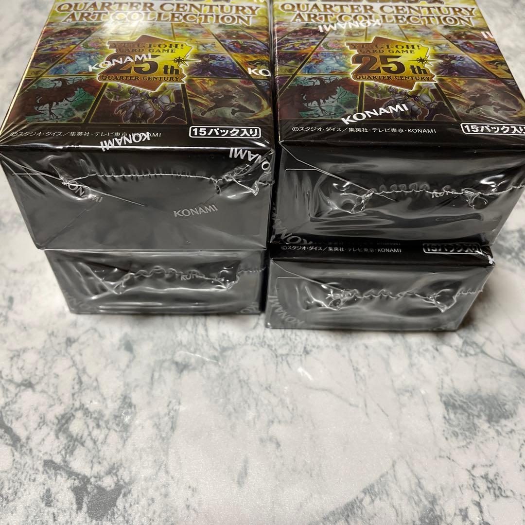 遊戯王　クォーターセンチュリーアートコレクション　4BOX アートコレクション