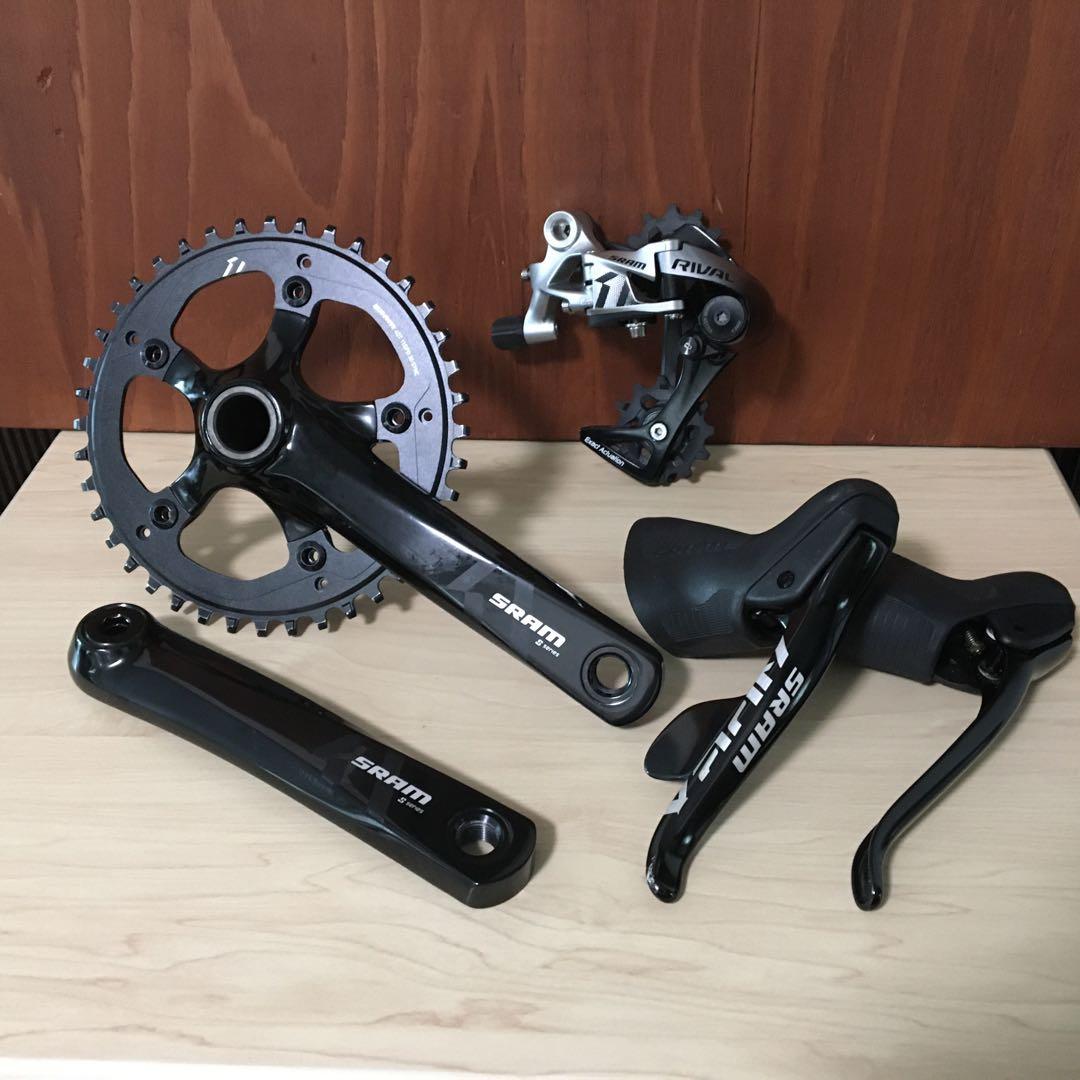 SRAM フロントシングル用セット Apex Rival S350クランクセット