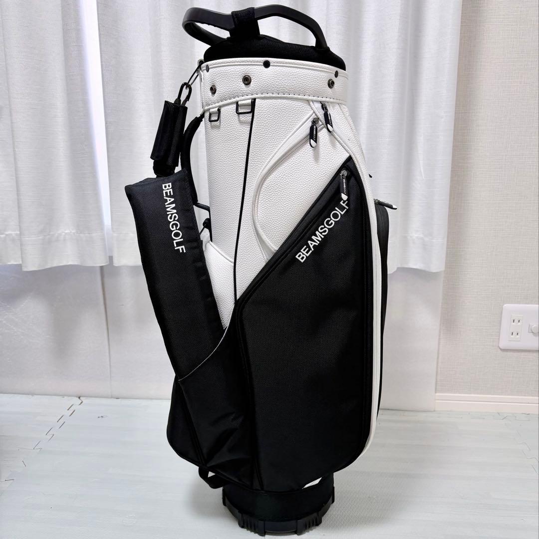 BEAMS GOLFバイカラー キャディバッグ