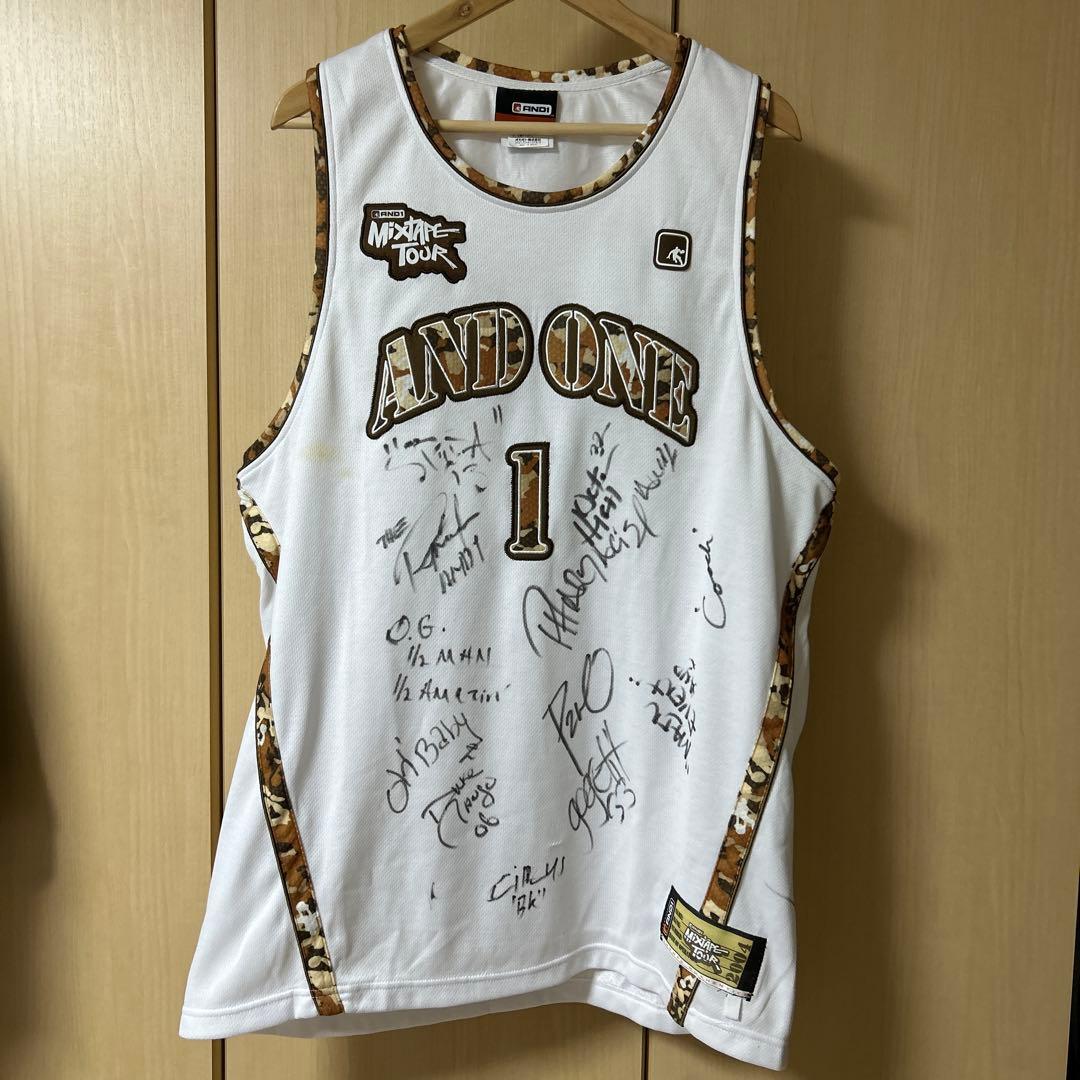 AND1 ミックステープツアー　直筆サイン入りユニフォーム
