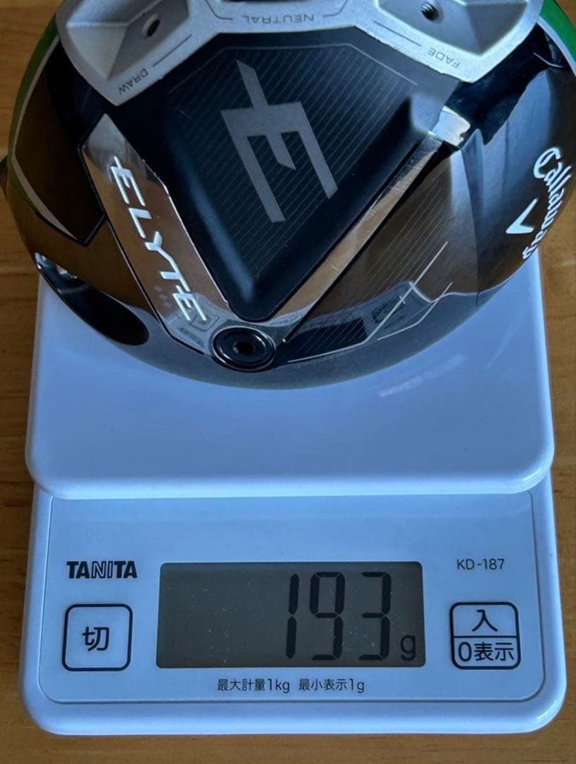 キャロウェイ エリートトリプルダイヤT ツアーTAシリアルナンバー　ヘッドのみ