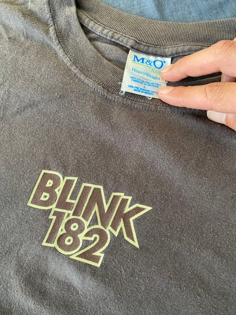 【90s復刻】BLINK182 Tシャツ©️1997 M&Oタグ メキシコ製 L