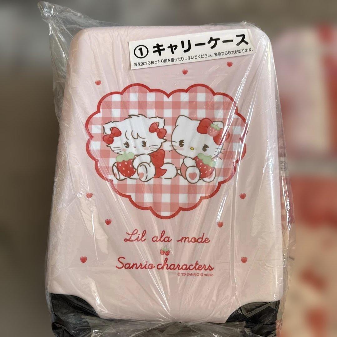Lil ala mode×サンリオ・キャリーケース＋ボストンバッグ＋グッズ計６点