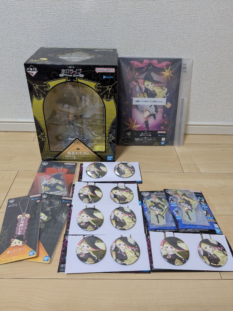 ホロライブ 角巻わため 一番くじ まとめ売り 缶バッチはひとつホログラム仕様